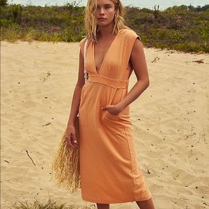 Free People Beach ✌🏼🌊 Bella Midi Dress 👗 NWOT✨